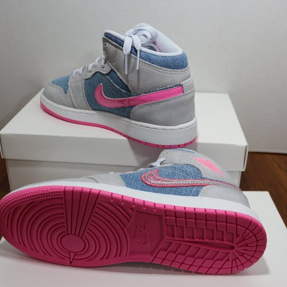 Jordan Air Jordan 1 Mid Girls' Grade School Explore Jordan - Picture 3 of 3